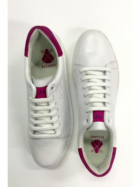 ZAPATILLA EL CAPOTE PIEL BLANCA UNISEX